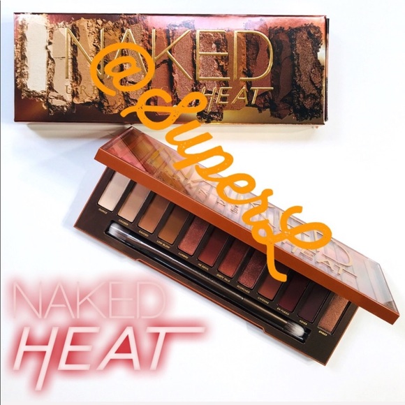 NEW Urban Decay Naked Heat Eyeshadow Eye Shadow Neutral Nude Makeup Palette